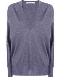 Nuur - Sweater Long Sleeves V Neck "263Fxb08002" - Lyst
