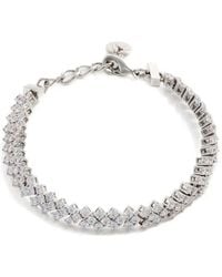 Self-Portrait - Crystal Bracelet - Lyst