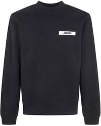Jacquemus - "Le Sweatshirt Gros Grain" Round Neck Sweatshirt - Lyst