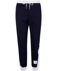 Thom Browne - Sweatpants With Engineered 4 Bar - Lyst