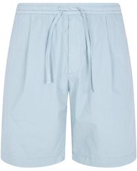 Michael Coal - Popeline Bermuda Trousers - Lyst