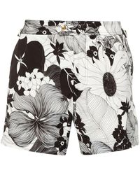 Tom Ford - Floral-Print Swim Shorts - Lyst