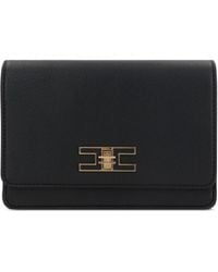 Elisabetta Franchi - Colored Bag With A Chain Shoulder Strap - Lyst