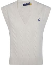 Polo Ralph Lauren - Polo Pony-Embroidered Knit Vest - Lyst