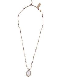 Sharing - Short "Tibetan Vvv Rutile" Pendant Necklace - Lyst