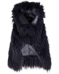 Ann Demeulemeester - Bereta Shearling Waistcoat - Lyst