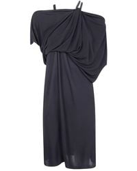 Tom Ford - Chain Stones Embroidery On Crepe Jersey Cocktail Dress - Lyst