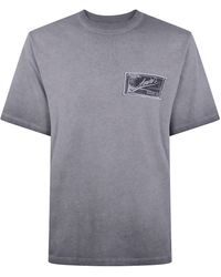 Amiri - T-Shirt Logo "Quality Goods Patch Lj Gd Reg" - Lyst