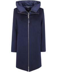 Seventy - Coat Nylon Details "Nylon Details Coat" - Lyst