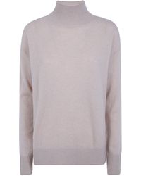 Rossopuro - Turtleneck Sweater "Long Sleeved Turtle Neck Over Sweater" - Lyst