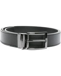 Emporio Armani - "Tongue" Belt - Lyst