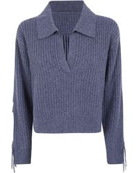 Jonathan Simkhai - Collared Sweater "Natalia" - Lyst