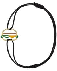Aliita - "Hamburger Enamel" Cord Bracelet - Lyst