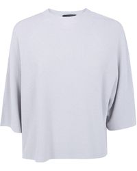 Fabiana Filippi - Cropped Round Neck Sweater - Lyst