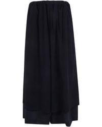 Comme des Garçons - Wide-Leg Trousers Light Wool Tropical - Lyst