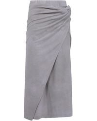 Ziggy Chen - Skirt Asymmetric Jersey - Lyst