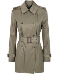 Ralph Lauren - Trench Coat Double Breasted "Belted Lined Coat" - Lyst