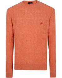 Etro - Sweater Cashmere "Round Neck" - Lyst