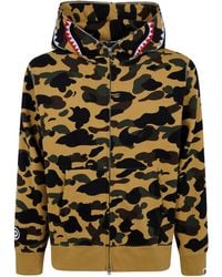 A Bathing Ape - "1St Camo Shark" Full Zip Hoodie - Lyst