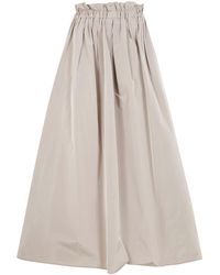 Herno - Midi Long Round Skirt - Lyst