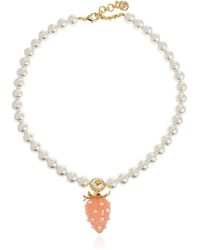 CASABLANCA - "Strawberry" Necklace - Lyst