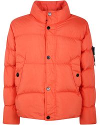 Stone Island - "Garment Dyed Crinkle Reps Ny" Recycled Nylon Bomber - Lyst