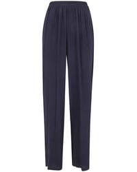 Rossopuro - Long Silk Trousers - Lyst