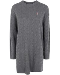 Polo Ralph Lauren - Sweater Dress "Shift" - Lyst