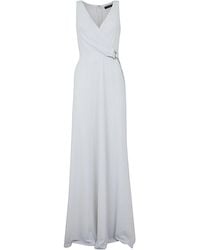 Lauren by Ralph Lauren - Long Gown: Polyester - Lyst