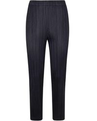 Pleats Please Issey Miyake - Thicker Bottoms 1 Trousers Regular Leg - Lyst