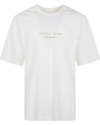 Oamc Peacemaker - Loose Fit T-Shirt "Landart 02 Print" - Lyst