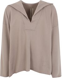 Rick Owens - Sweatshirt Hooded "Ls Kaftan Hip" - Lyst