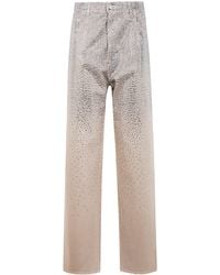 Golden Goose - "Journey W's" Pant Kim Cotton Denim Full Sky Wash With Cr - Lyst