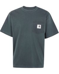 SACAI X CARHARTT WIP - "Carhartt Wip" Cotton Jersey T-Shirt - Lyst