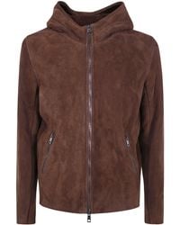 Giorgio Brato - Coat Hooded Shearling "Gu27F.26018.Mevl Havana" - Lyst