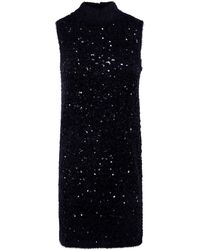 Twinset - Dress Sleeveless Turtleneck Mini Dress - Lyst