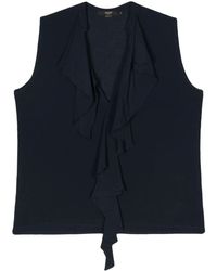 Seventy - Sleeveless Top With Rouches - Lyst