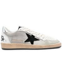 Golden Goose - Ball Star Net Upper Suede Star Laminated Heel Sneakers - Lyst
