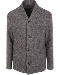 Emporio Armani - Single Breasted Blazer Shaw Neck - Lyst