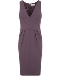 Elisabetta Franchi - Midi Evening Dress - Lyst