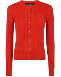 Ralph Lauren - "Ralhan" Long Sleeve Cardigan - Lyst