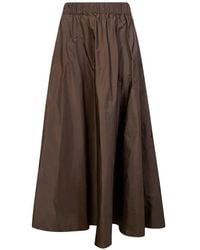 P.A.R.O.S.H. - P. A.R. O. H. "Pimpy26" Taffetas Long Skirt - Lyst