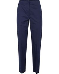 Seventy - Popeline Fine Cotton Stretch Trousers - Lyst