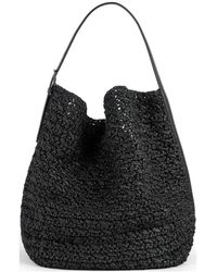 TOTEME - Belted Raffia Tote Bag - Lyst