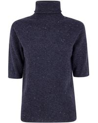 Antonelli - Sweater Short Sleeve Turtle Neck "Dakota" - Lyst