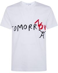 Comme des Garçons - Printed Logo Tee - Lyst