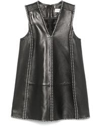 Golden Goose - Leather Mini Dress - Lyst
