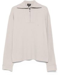Emporio Armani - Half Zip Turtle Neck Sweater - Lyst