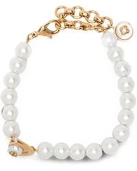 CASABLANCA - Bracelet Lotus À Perles - Lyst
