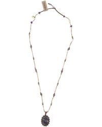 Sharing - Short "Tibetan Vvv Rutile" Pendant Necklace - Lyst
